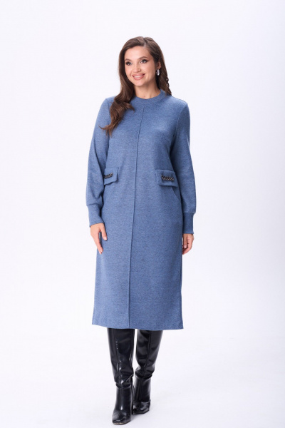 Платье TVIN 7768 деним - фото 2