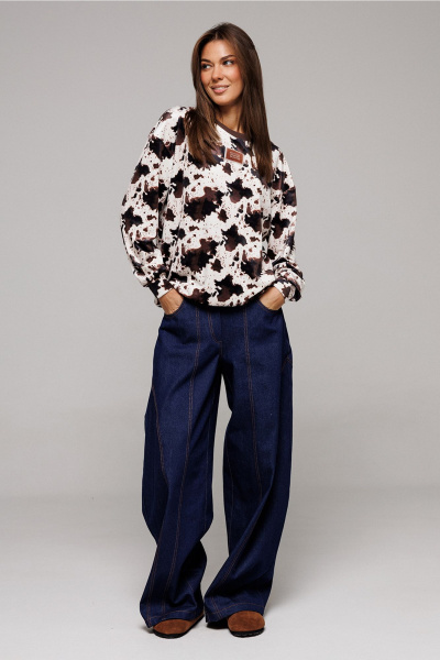 Брюки Butеr 3112 темно-синий - фото 4