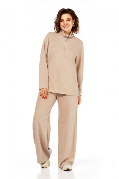 Брюки, джемпер, жилет Диомант 2107 бежевый - фото 11