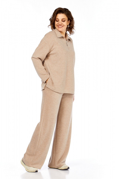 Брюки, джемпер, жилет Диомант 2107 бежевый - фото 7