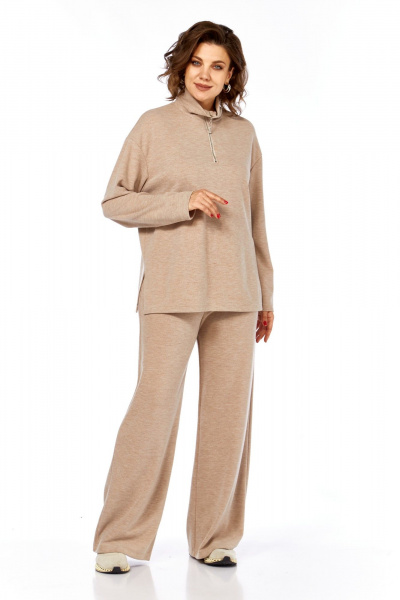 Брюки, джемпер, жилет Диомант 2107 бежевый - фото 6