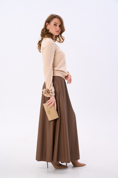 Джемпер NikVa 558-4 капучино - фото 7