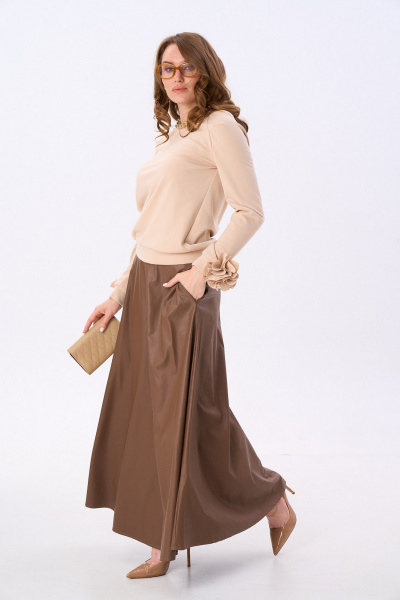 Джемпер NikVa 558-4 капучино - фото 5