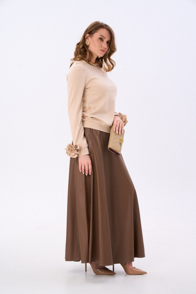 Джемпер NikVa 558-4 капучино - фото 4