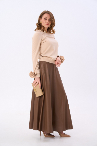 Джемпер NikVa 558-4 капучино - фото 3