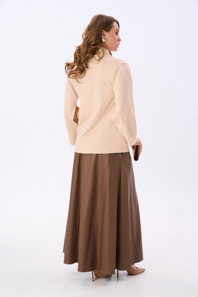 Джемпер NikVa 923-5 капучино_шоколад - фото 9