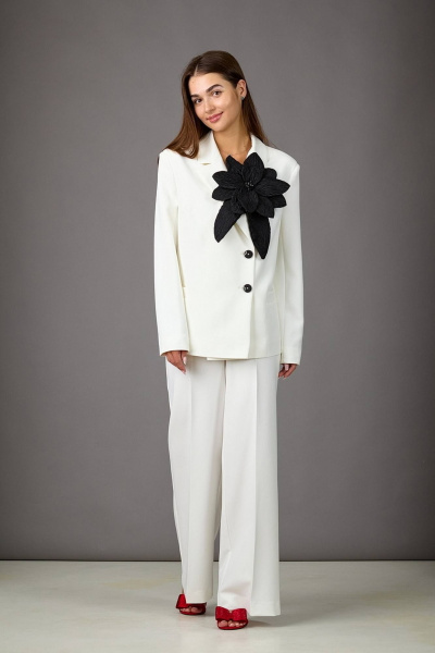 Брюки, жакет Rosheli 1156/3 молочный - фото 4