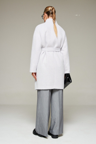 Пальто Beautiful&Free 7027 сиренево-молочный - фото 9