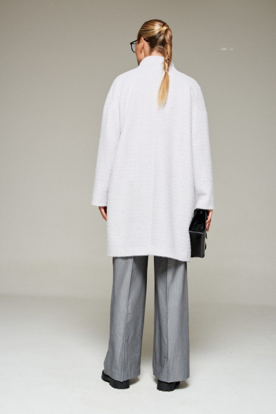 Пальто Beautiful&Free 7027 сиренево-молочный - фото 3