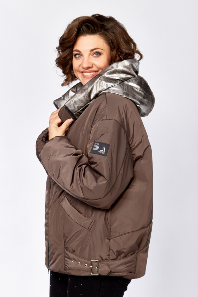 Куртка Lady Secret 6363 шоколад - фото 4