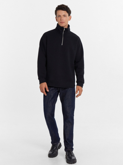 Свитшот Mark Formelle 121870/1/25-5063Б-7П черный - фото 4