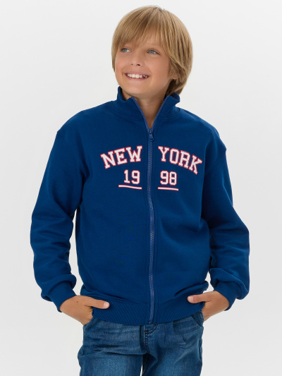 Толстовка Mark Formelle 123448/24-29405П-7 сапфировый_печать_2_сл_на_ЛВ_ПР_дет_пер - фото 1