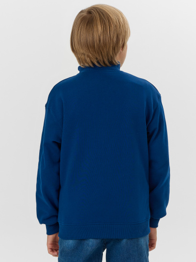 Толстовка Mark Formelle 123448/24-29405П-7 сапфировый_печать_2_сл_на_ЛВ_ПР_дет_пер - фото 4