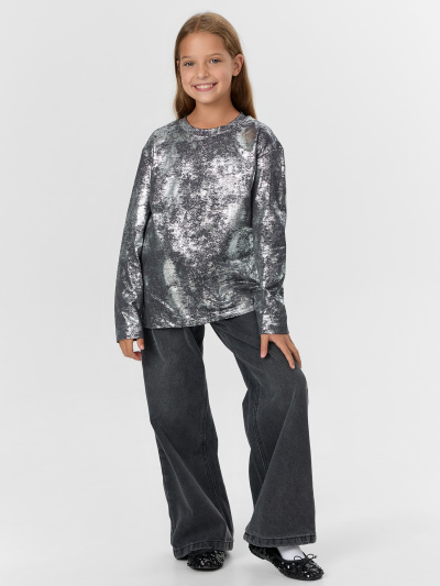 Лонгслив Mark Formelle 127931/25-36380П-0 графит_т.серебристое_напыление - фото 3