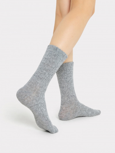Носки Mark Formelle 390K-1838/22390K св.серый_меланж_рис.1838 - фото 2