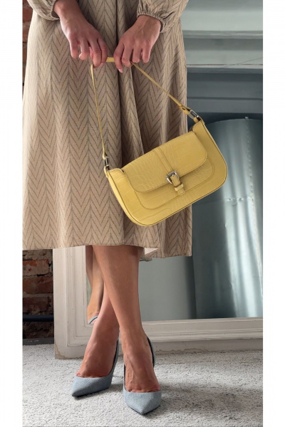 Платье Erika 1532 бежевый - фото 2