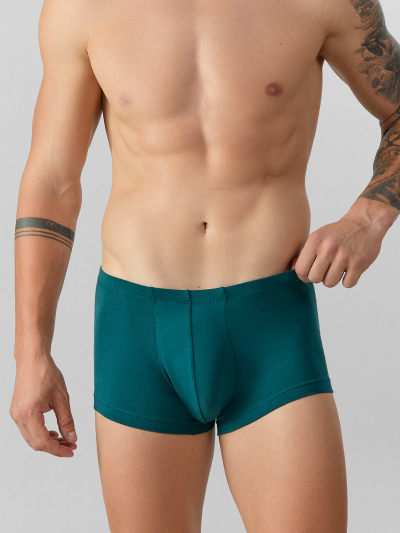 Трусы Mark Formelle 411122-3/25-4950П-5 зеленый_атлантическая_глубина_мешки_денег_на_черно - фото 3