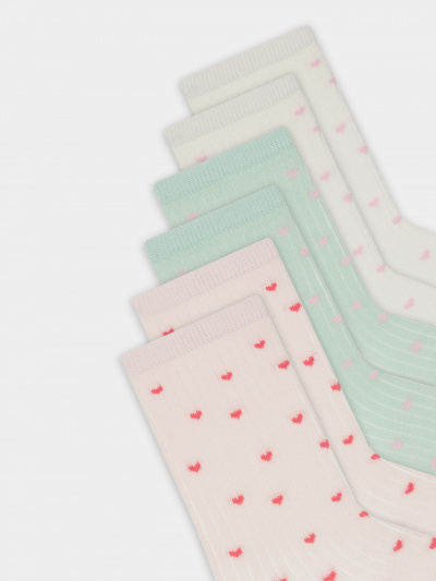 Носки Mark Formelle 430A-3165/B4-253430A-1 молочный_св.эвкалипт_зефирный_рис.3165 - фото 5