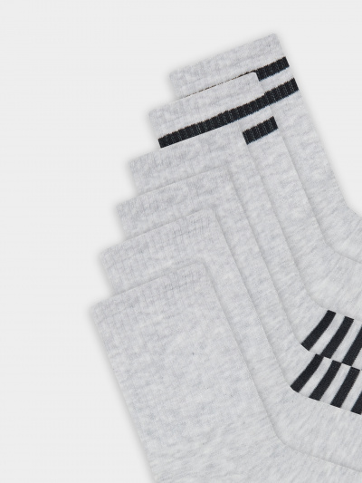 Носки Mark Formelle 444A-2074/B4-223444A-1 св.серый_меланж_горчичный_3_рис.2074 - фото 5