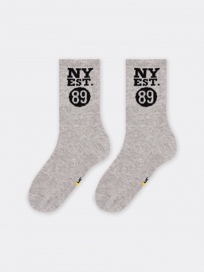 Носки Mark Formelle 444K-2324/B3-23444K серый_меланж_рис.2324 - фото 7