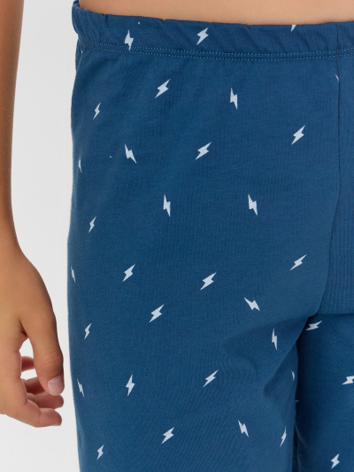 Брюки, футболка Mark Formelle 563321-1/25-35509ПП-0 голубое_небо_молнии_на_синем_3_сл_на_пол - фото 7