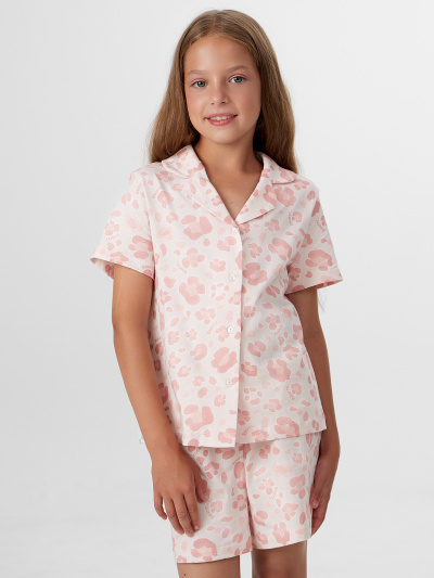 Рубашка, шорты Mark Formelle 567745/25-35593ПП-0 розовый_леопард - фото 1