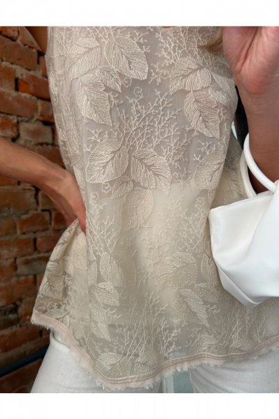 Топ Erika 3005 белый - фото 3