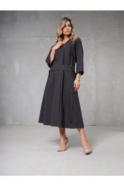 Платье Erika 7061-1 черный - фото 7