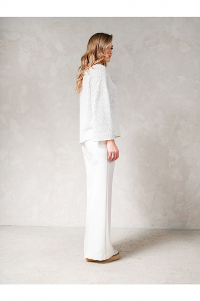 Джемпер Erika 7201 белый - фото 5