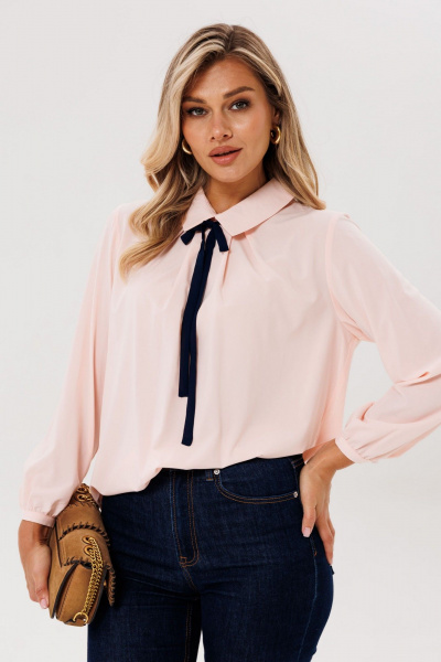 Блуза Anelli 1701 персиковый_нектар - фото 15