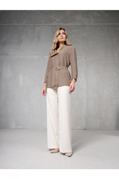 Блуза Erika 7232 коричневый - фото 1