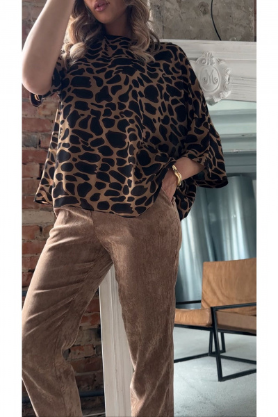 Брюки Erika 7248 коричневый - фото 1