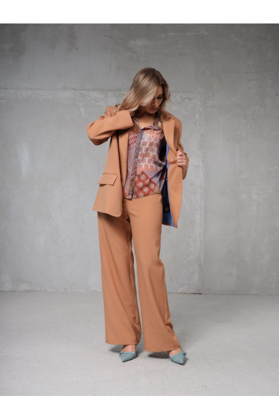 Жакет Erika 1652-4 коричневый - фото 9