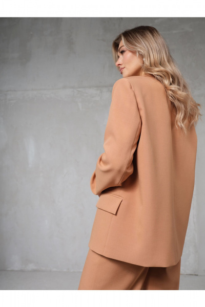 Жакет Erika 1652-4 коричневый - фото 7