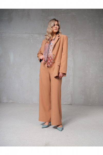 Жакет Erika 1652-4 коричневый - фото 1