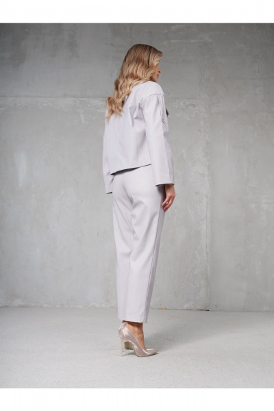 Жакет Erika 1339 серый - фото 5