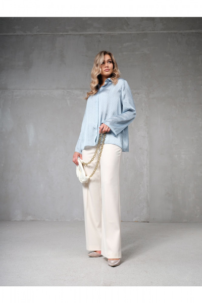 Блуза Erika С-167 голубой - фото 9