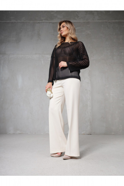 Блуза Erika 7201-7 черный - фото 6