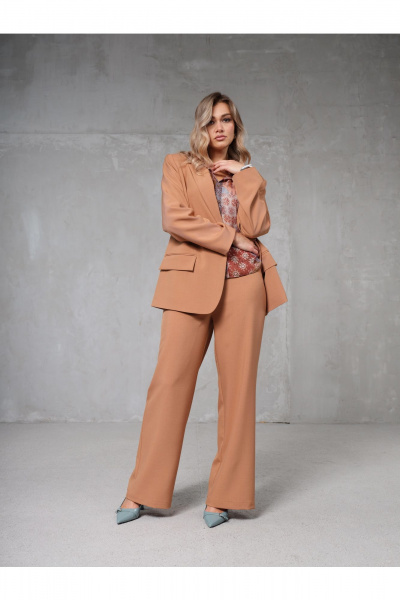 Брюки Erika 7505-2 горчичный - фото 1