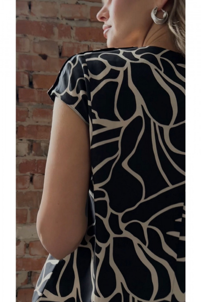 Блуза Erika С-165 коричневый - фото 5