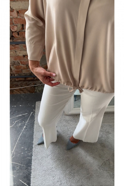 Блуза Erika С-167-3 бежевый - фото 3