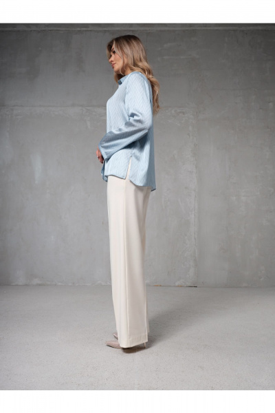 Блуза Erika С-167-5 голубой - фото 5