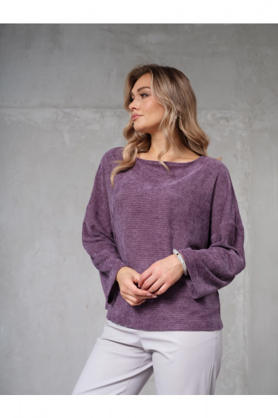 Джемпер Erika 7201-3 фиолетовый - фото 1
