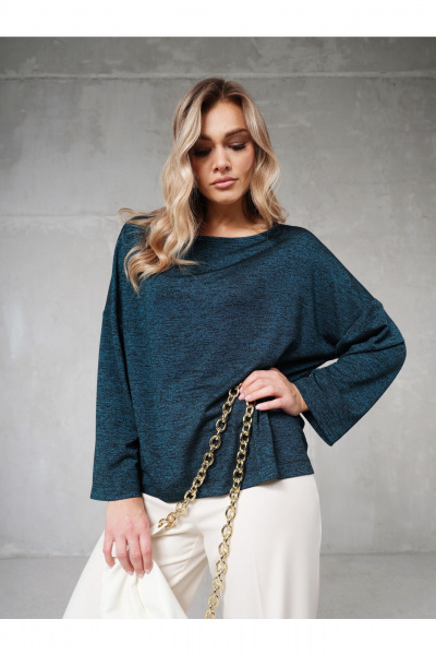 Джемпер Erika 7201-4 синий - фото 3