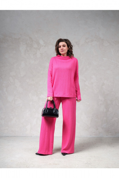 Брюки, джемпер Erika 1683-1 розовый - фото 7