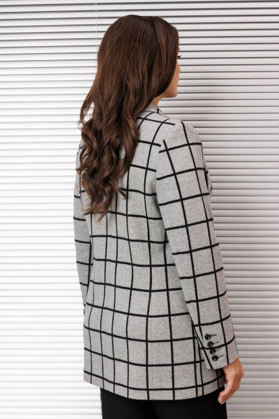 Деловой жакет с лацканами и прорезными карманами Azzara 1028 - фото 7