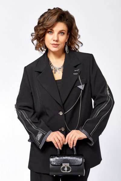 Брюки, жакет Lady Secret 25225 черный - фото 11