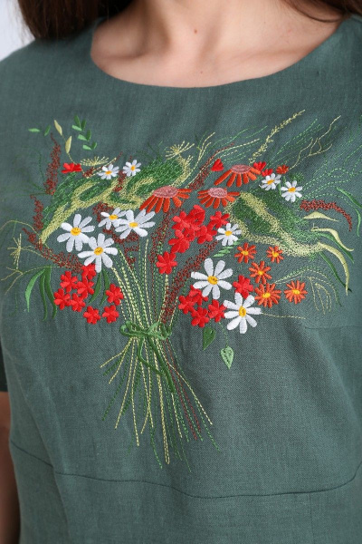 Платье MALI 421-046 малахит - фото 6