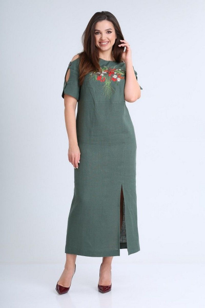 Платье MALI 421-046 малахит - фото 1