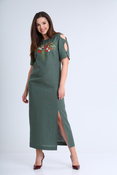 Платье MALI 421-046 малахит - фото 2